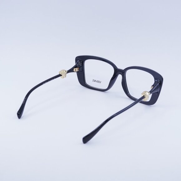Versace VE3385U GB1 Eyeglasses Shiny Black 53mm Square Frame - Picture 3 of 11